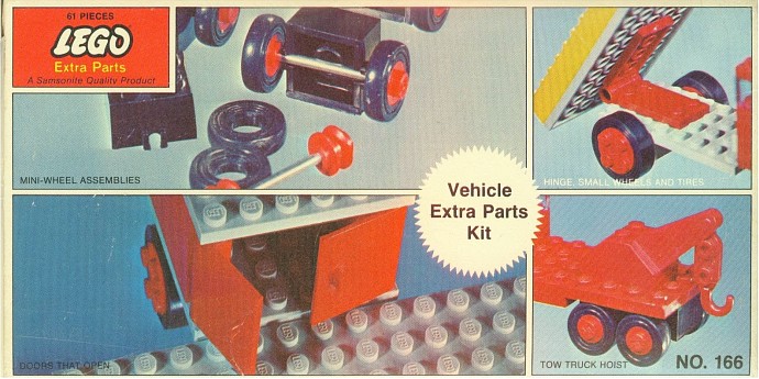 LEGO 166 Vehicle Extra Parts Kit