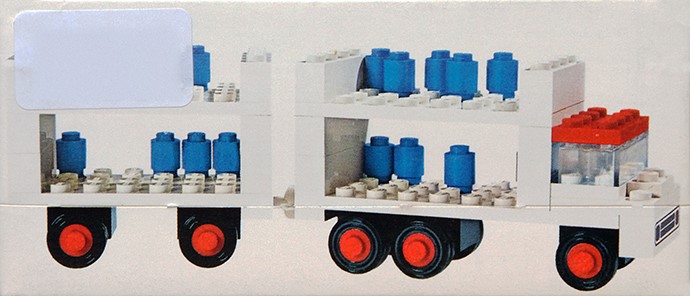 LEGO 645 Milk Truck with Trailer