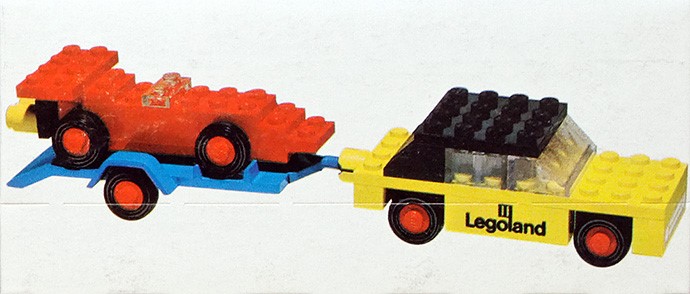 LEGO 650 - Car with trailer and racing car