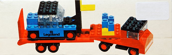 LEGO 684 Low-Loader Truck with Forklift