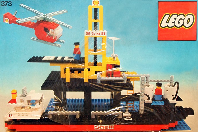 LEGO 373 - Offshore Rig with Fuel Tanker