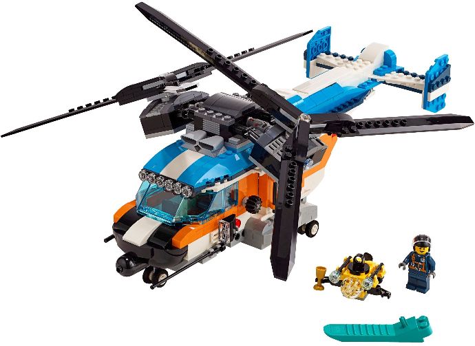 LEGO 31096 Twin-Rotor Helicopter